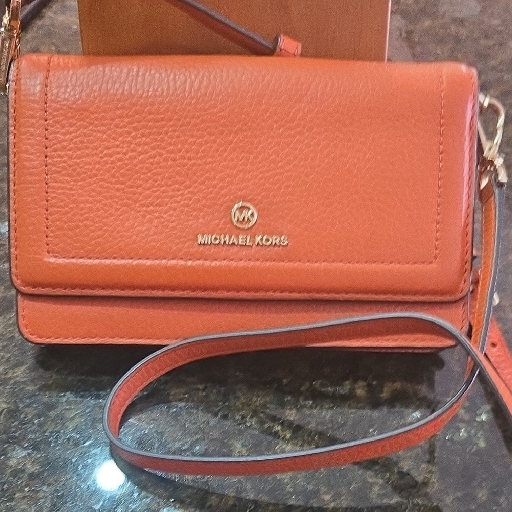 Michael Kors Orange Crossbody Bag